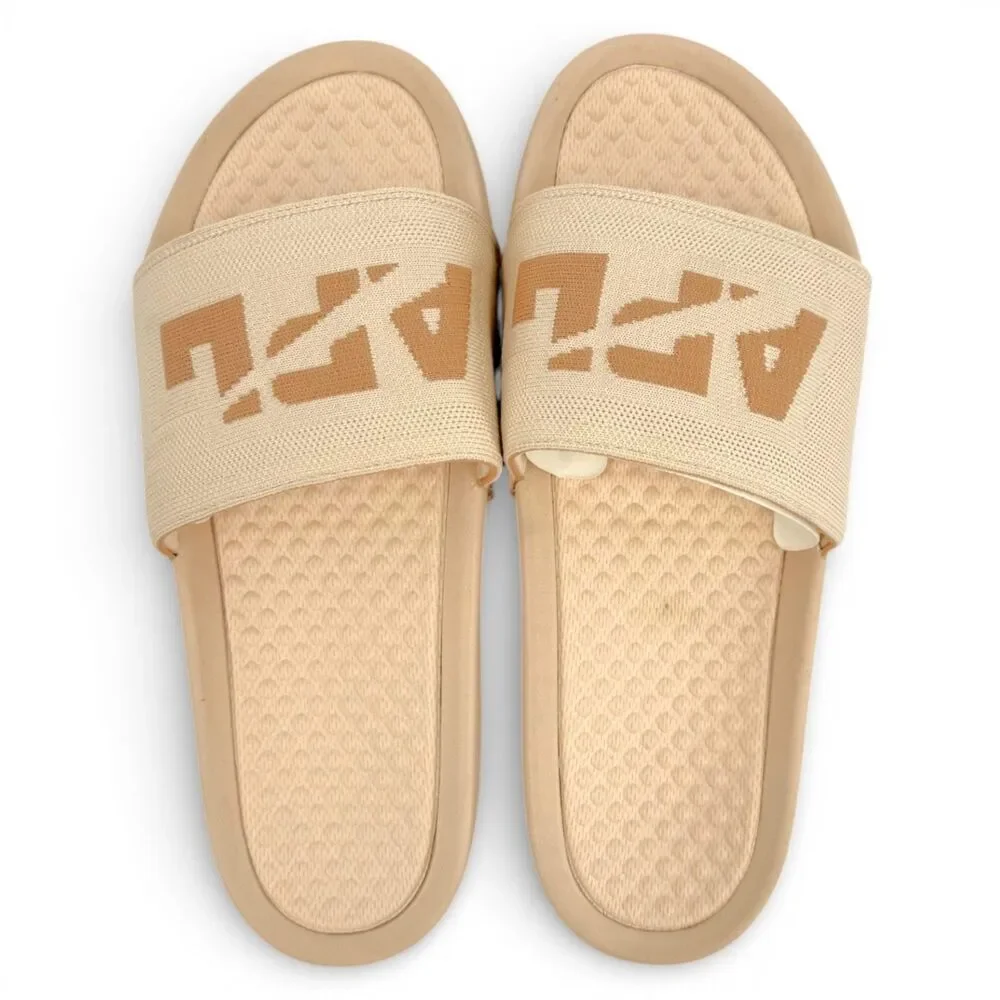 NEW APL Men's Big Logo TechLoom Slide Warm Silk/Caramel Size 8
